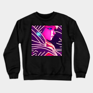 Cyber Neon Crewneck Sweatshirt